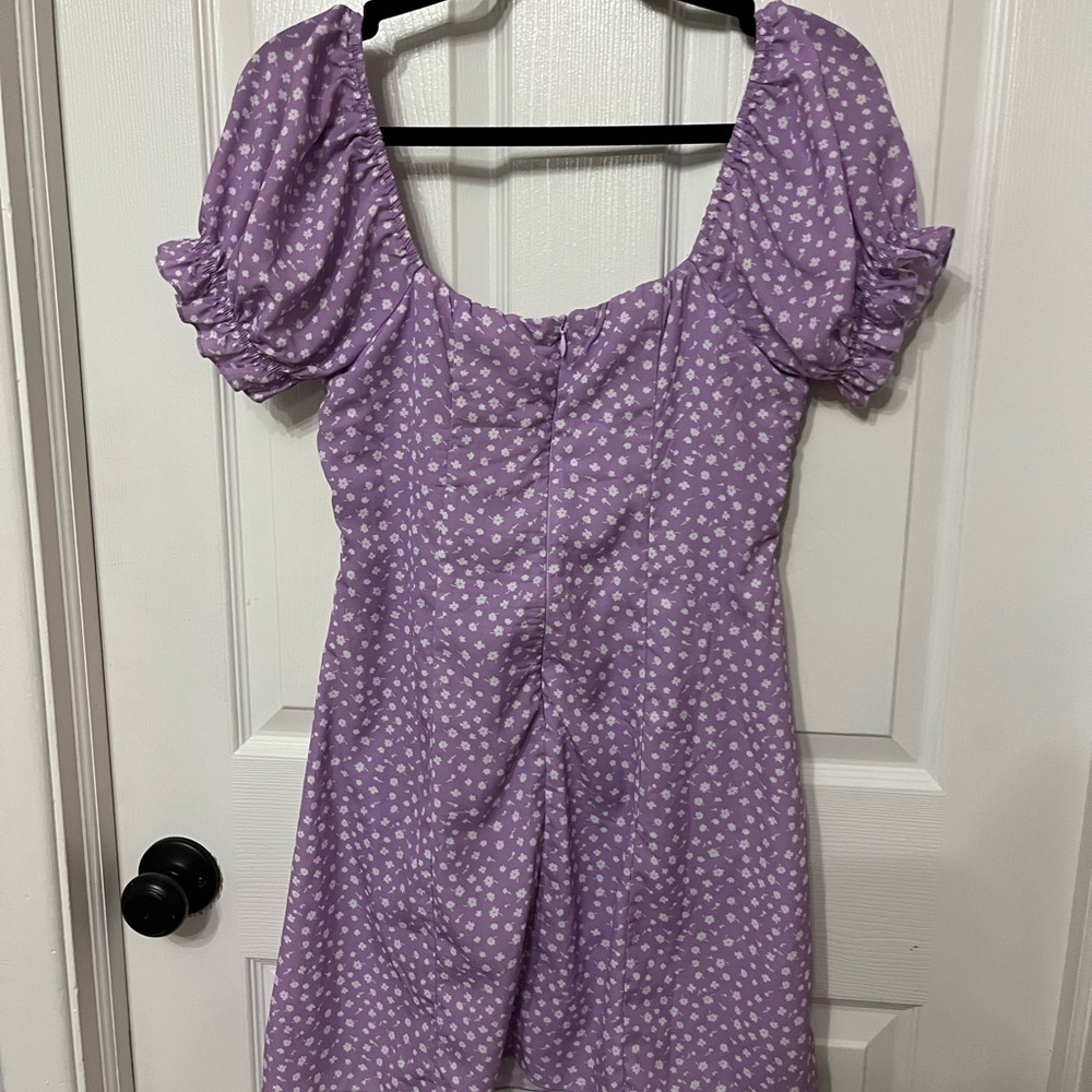 Princess‎ Polly FREYAH MINI DRESS PURPLE floral print size 4 - Picture 9 of 9